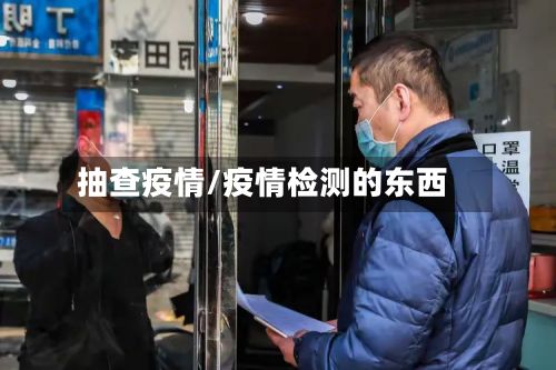 抽查疫情/疫情检测的东西-第3张图片