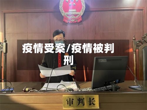 疫情受案/疫情被判刑-第2张图片