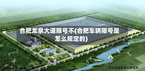 合肥龙泉大道限号不(合肥车辆限号是怎么规定的)-第3张图片