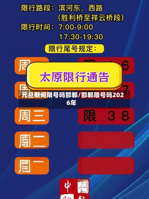 元旦期间限号吗邯郸/邯郸限号吗2026年-第2张图片