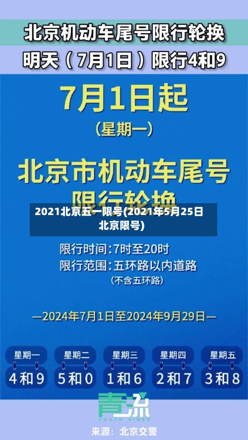 2021北京五一限号(2021年5月25日北京限号)