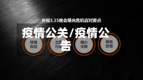 疫情公关/疫情公告-第2张图片