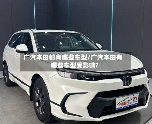 广汽本田都有哪些车型/广汽本田有哪些车型受影响?-第2张图片