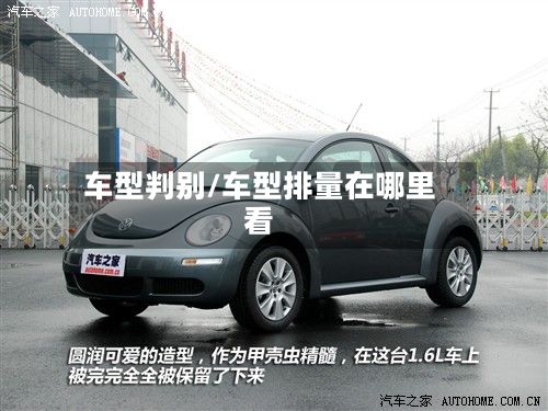 车型判别/车型排量在哪里看-第2张图片