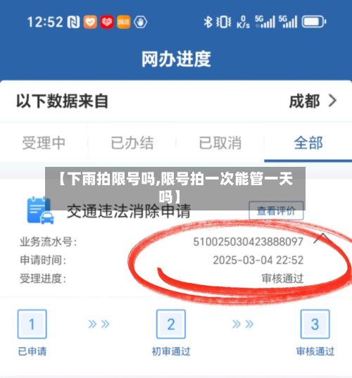 【下雨拍限号吗,限号拍一次能管一天吗】