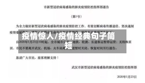 疫情惊人/疫情经典句子简短-第2张图片