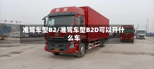 准驾车型B2/准驾车型B2D可以开什么车-第2张图片