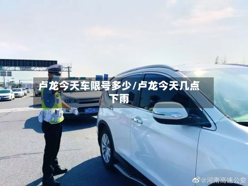 卢龙今天车限号多少/卢龙今天几点下雨-第3张图片