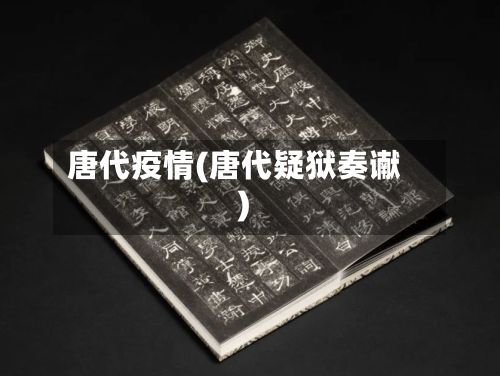 唐代疫情(唐代疑狱奏谳)-第2张图片