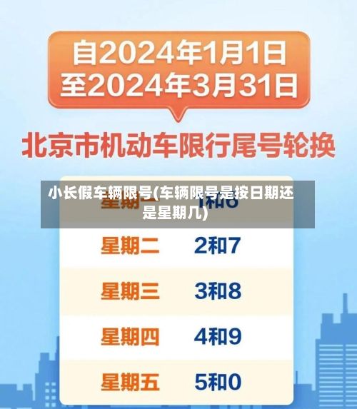 小长假车辆限号(车辆限号是按日期还是星期几)-第2张图片