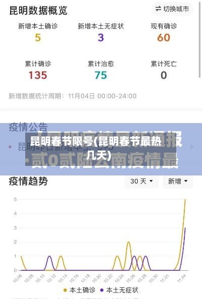 昆明春节限号(昆明春节最热几天)-第2张图片