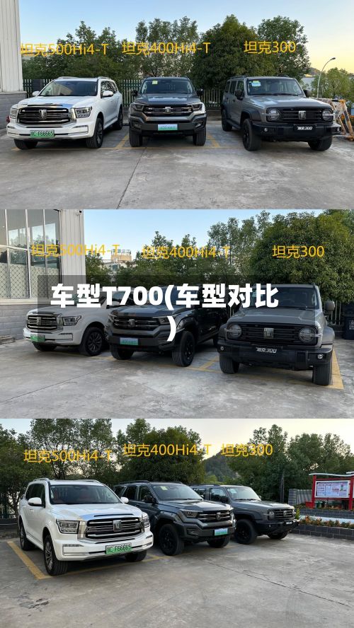 车型T700(车型对比)-第2张图片