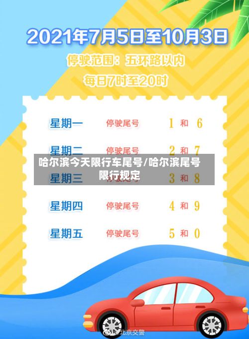 哈尔滨今天限行车尾号/哈尔滨尾号限行规定-第3张图片