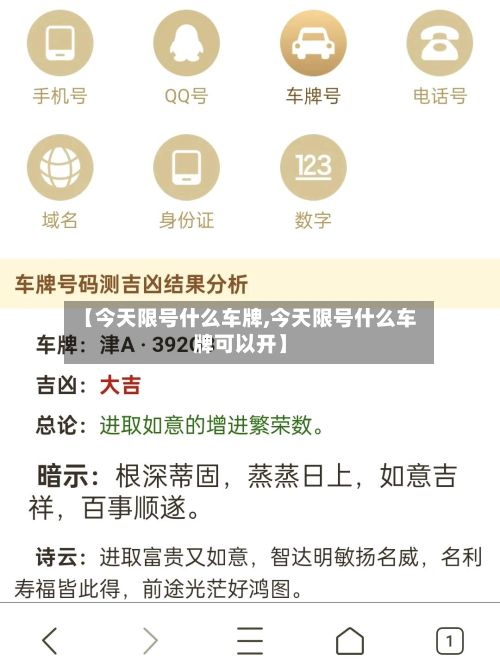 【今天限号什么车牌,今天限号什么车牌可以开】-第3张图片