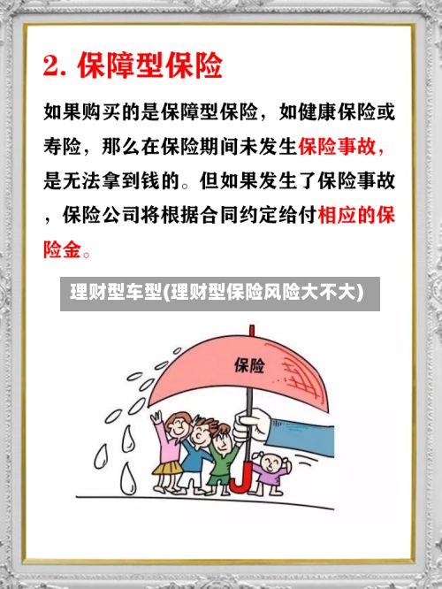 理财型车型(理财型保险风险大不大)-第3张图片