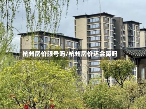 杭州房价限号吗/杭州房价还会降吗-第2张图片