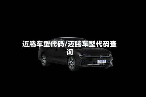 迈腾车型代码/迈腾车型代码查询