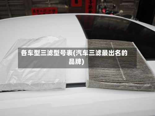 各车型三滤型号表(汽车三滤最出名的品牌)-第2张图片