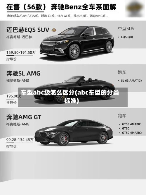 车型abc级怎么区分(abc车型的分类标准)