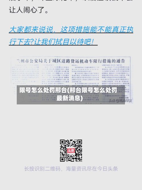 限号怎么处罚邢台(邢台限号怎么处罚最新消息)-第3张图片