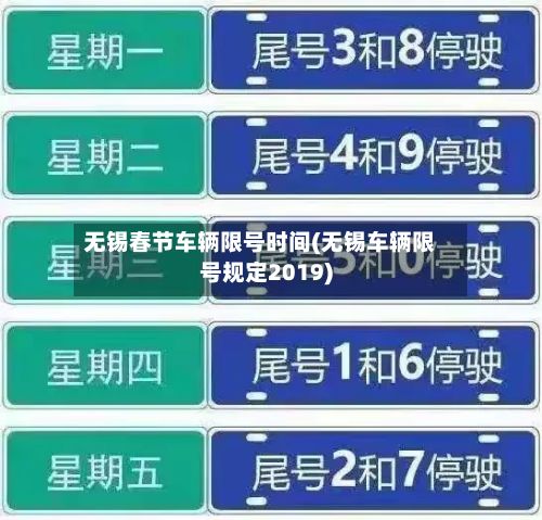 无锡春节车辆限号时间(无锡车辆限号规定2019)-第2张图片