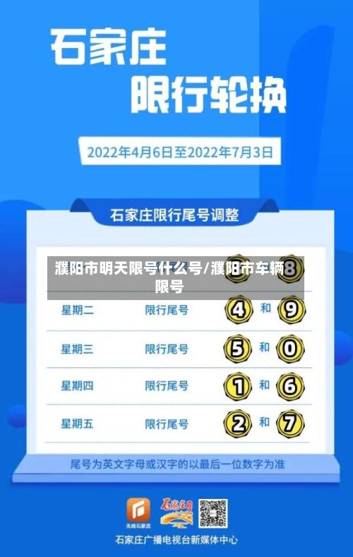 濮阳市明天限号什么号/濮阳市车辆限号-第2张图片