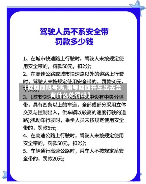 【欺期间限号吗,限号期间开车出去会有什么处罚吗】