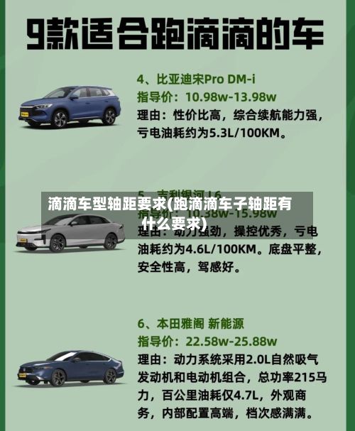 滴滴车型轴距要求(跑滴滴车子轴距有什么要求)