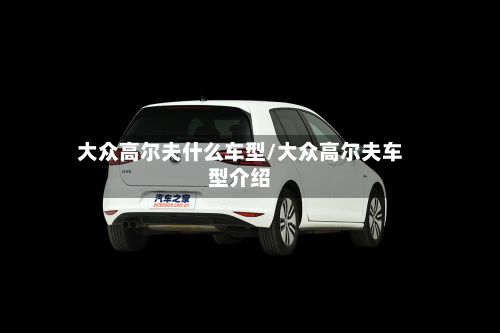 大众高尔夫什么车型/大众高尔夫车型介绍-第3张图片