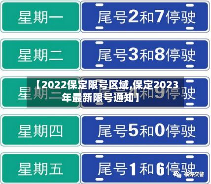 【2022保定限号区域,保定2023年最新限号通知】