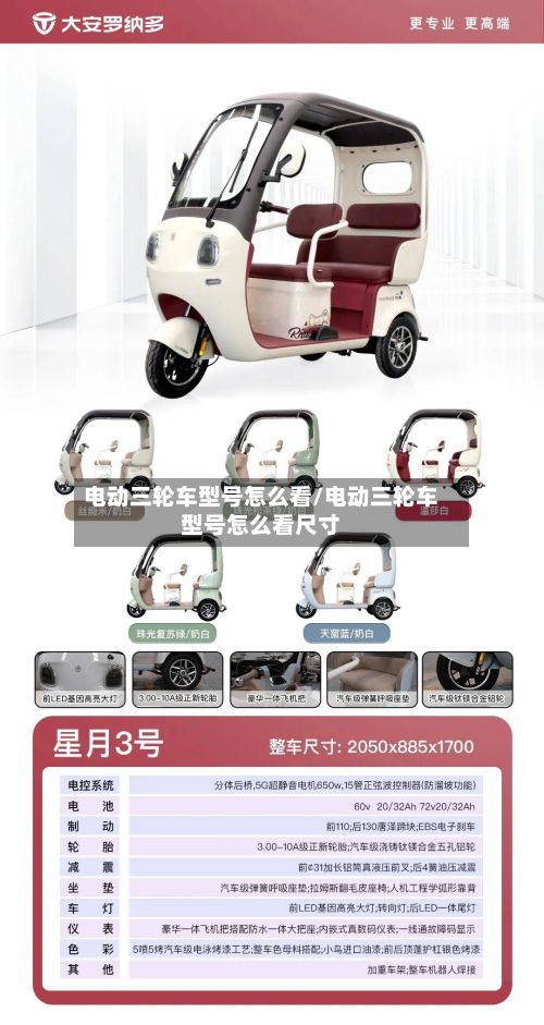 电动三轮车型号怎么看/电动三轮车型号怎么看尺寸-第3张图片