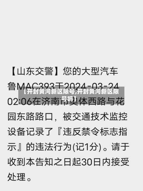 【开封黄河新区限号,开封黄河新区限号吗】-第3张图片