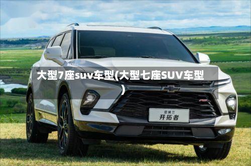 大型7座suv车型(大型七座SUV车型)-第2张图片