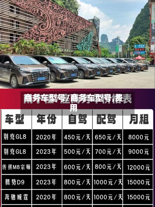 商务车型号/商务车型号,费用