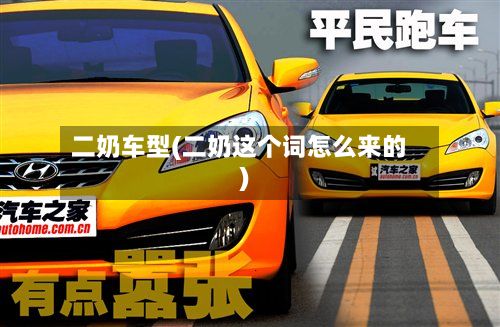 二奶车型(二奶这个词怎么来的)