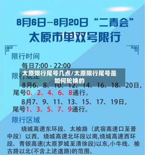 太原限行尾号几点/太原限行尾号是如何轮换的-第2张图片